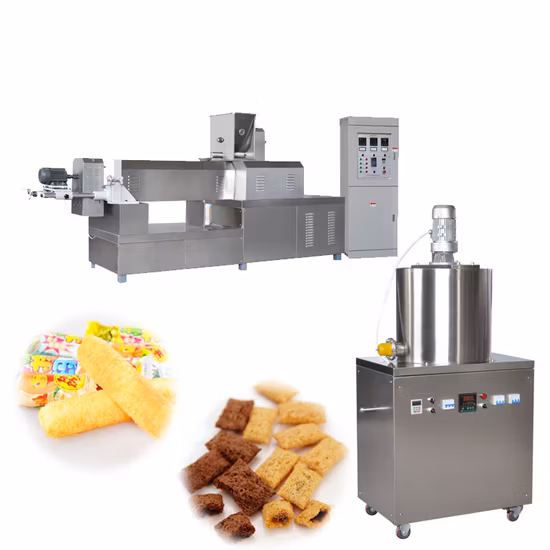 スナックマシン用の大容量中子充填食品生産ライン